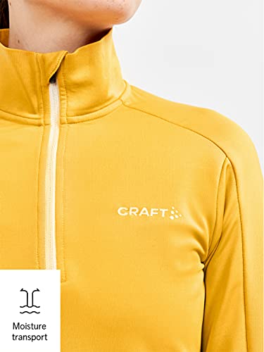 Craft Sportswear Capa intermedia CORE Gain para mujer, Tawny, Large