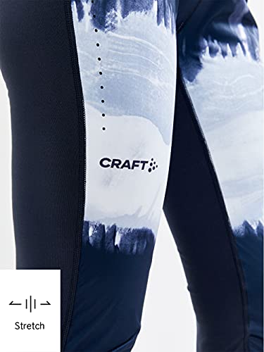 Craft Sportswear Medias de viento ADV SubZ para mujer, Blues Multi, Blues Multi, Large
