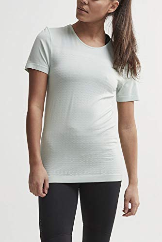 Craft Sportswear Urban Run Fuseknit - Camiseta deportiva de manga corta para mujer - Verde - Medium
