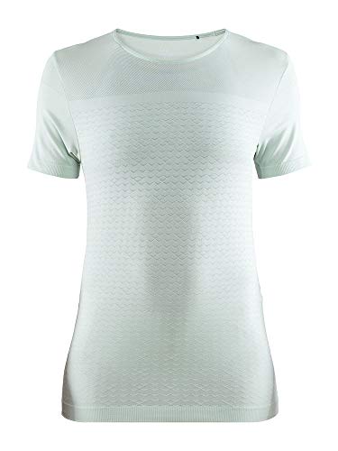 Craft Sportswear Urban Run Fuseknit - Camiseta deportiva de manga corta para mujer - Verde - Medium