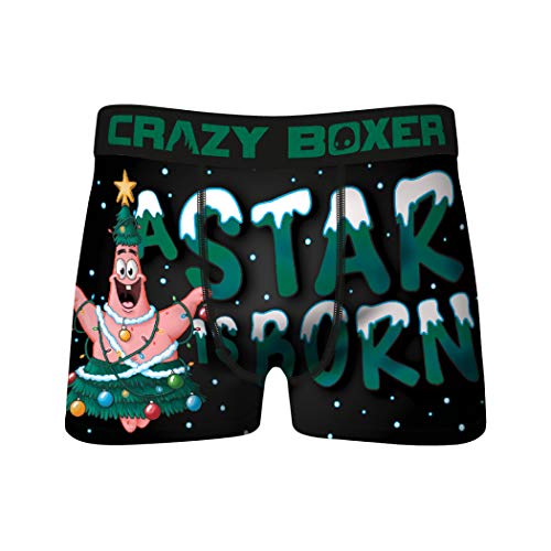 Crazy Boxers Bob Esponja Patrick a Star is Born ropa interior Boxer Briefs