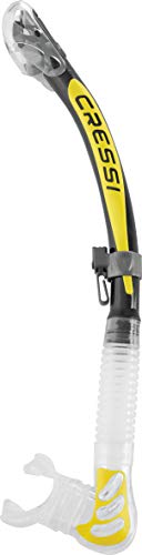 Cressi Big Eyes EVO & Alpha seco, Premium Calidad Profesional – Juego de esnórquel para Adultos, Fabricado en Italia Calidad Desde 1946, DS337010, Clear - Yellow