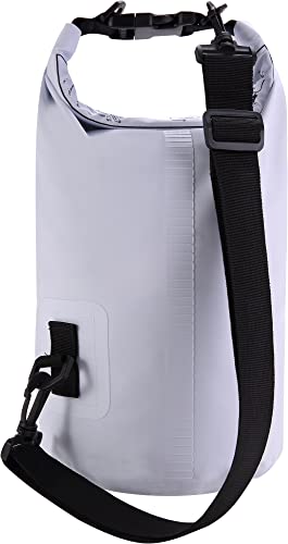 Cressi Dry Bag Mochila Impermeable para Actividades Deportivas, Unisex Adulto, Blanco, 5 L