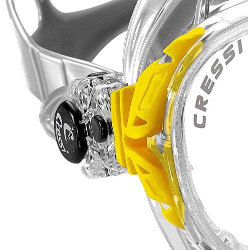 Cressi - Eyes Evo Crystal, color transparente ,amarillo