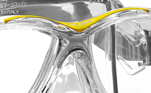 Cressi - Eyes Evo Crystal, color transparente ,amarillo