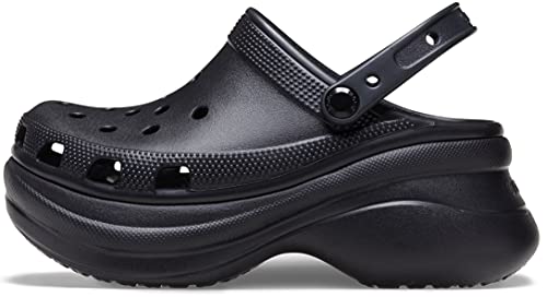 Crocs Classic Bae Clog, Zuecos Mujer, Black, 37 EU