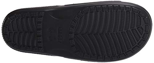 Crocs Classic Crocs Slide Unisex Adulta Zuecos, Negro (Black), 43/44 EU