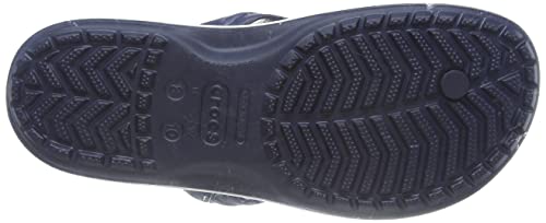 Crocs Crocband Flip Unisex Adulta Chancleta, Azul (Navy), 42/43 EU