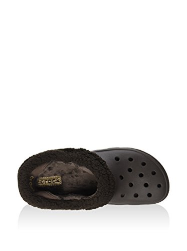 Crocs Mammoth Core Full Collar 12878, Zuecos unisex, Marrón (Espresso/Espresso), 42-43