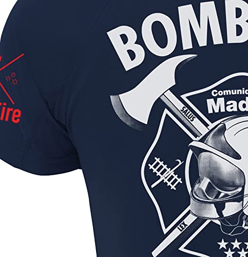 CrossFire Camiseta de Bombero Técnica de la Comunidad de Madrid de Hombre (M)