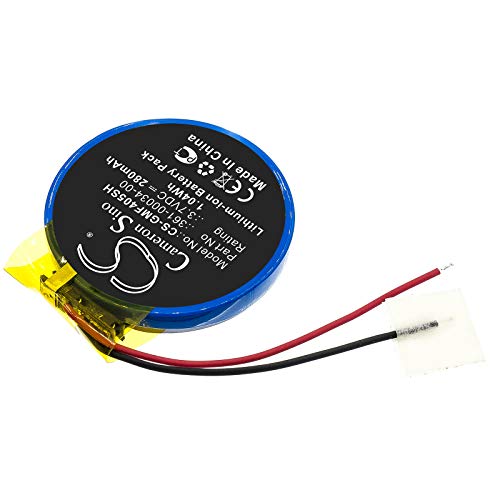 CS-GMF405SH Batería 280mAh Compatible con [Garmin] Forerunner 405, Forerunner 405CX, Forerunner 410, Forerunner 410CX sustituye 361-00034-00