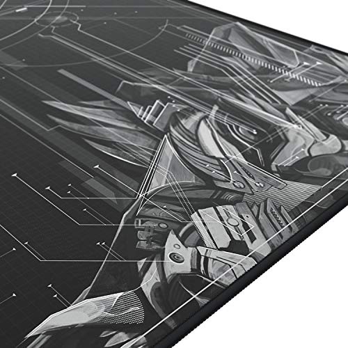 CSL – XXL Speed Gaming Alfombrilla de ratón Titanwolf 900 x 400 mm – XXL Mousepad – Base de Mesa Grande – Mejora la precisión y la Velocidad