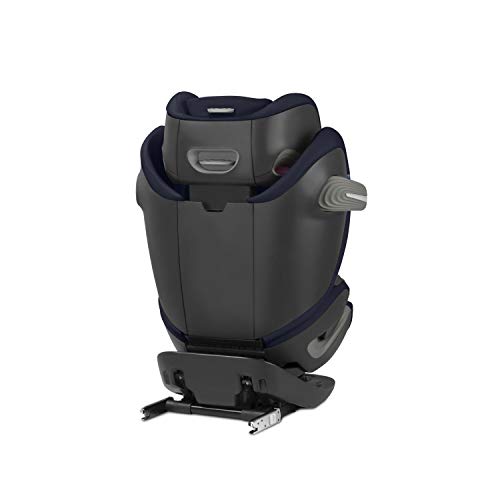 Cybex Gold Pallas S-Fix Silla de Coche Grupo 1/2/3 (9 Meses-12 Años), Azul (Navy Blue), 43 x 50 x 68.5 cm