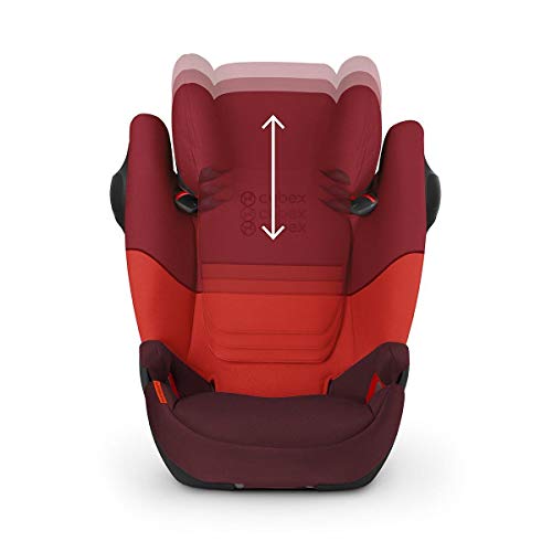 Cybex Silla de coche grupo 2/3, Solution M-Fix SL, Para coches con y sin Isofix, Grupo 2/3 (15-36 kg), Desde los 3 hasta los 12 años, Morado (Purple Rain)