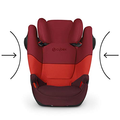 Cybex Silla de coche grupo 2/3, Solution M-Fix SL, Para coches con y sin Isofix, Grupo 2/3 (15-36 kg), Desde los 3 hasta los 12 años, Morado (Purple Rain)