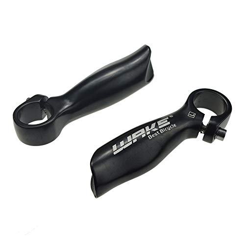 CYSKY Extremos de Manillar de Bicicleta 22,2 mm Mangos de Seguridad de Extremo de Barra de Manillar de aleación de Aluminio con 2 topes de Extremo de Barra para MTB, Bicicleta de montaña