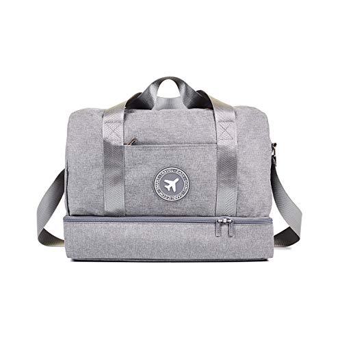 Daabliz - Bolsos 40x20x25 Ryanair y Vueling - Bolsa Viaje/Maleta De Cabina Hombre Mujer Juvenil - Viajes Negocios Diaria Casual - Gran Capacidad 20l, Mochila Antirrobo, Impermeable (Gris)