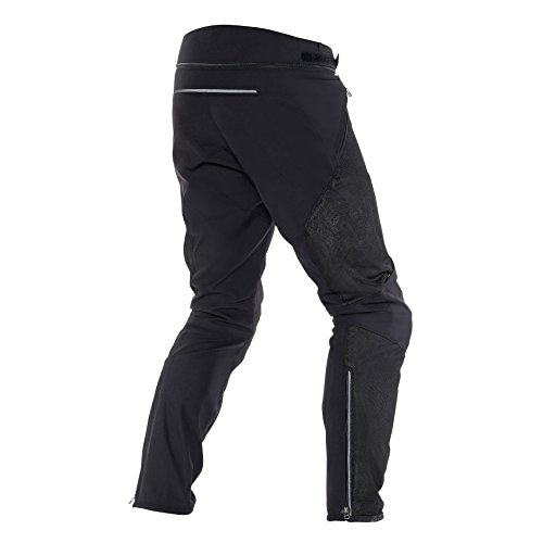 Dainese 1755081_678_52 Drake Super Air Tex Pants Pantalones Moto, Negro/Rojo/Blanco