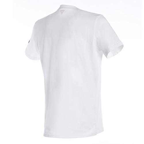 Dainese 1896745-601-M Camiseta, Blanco/Negro, M