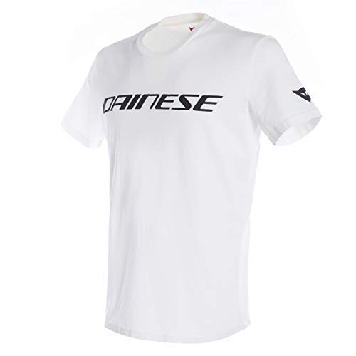 Dainese 1896745-601-M Camiseta, Blanco/Negro, M