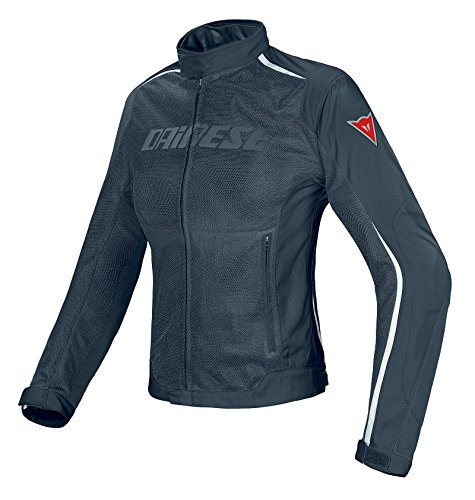 Dainese 2654575_948 Hydra Flux Lady D-Dry Jacket Chaqueta Moto para Mujer, Multicolor(Gris/Blanco), 46 EU