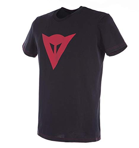 Dainese Camiseta, Negro/Rojo, Talla M