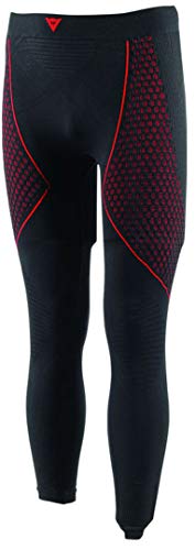 Dainese-D-CORE THERMO PANT LL, Negro/Rojo, Talla L