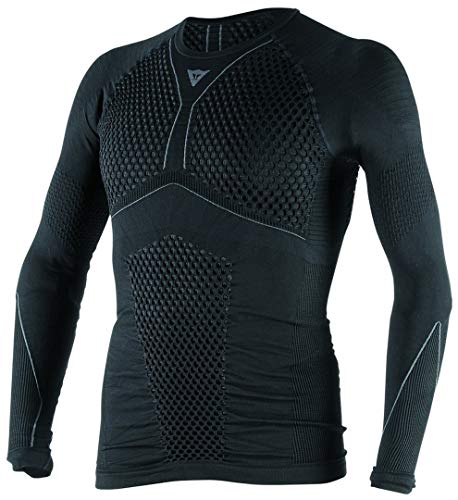 Dainese D-Core Thermo Tee LS, Camiseta térmica de manga Larga Moto, Ropa Interior Térmica Hombre