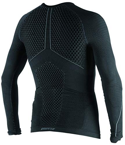 Dainese D-Core Thermo Tee LS, Camiseta térmica de manga Larga Moto, Ropa Interior Térmica Hombre