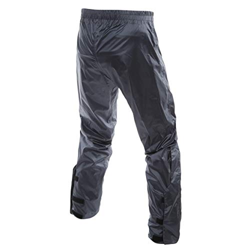 Dainese Rain Pant, Pantalones Impermeables Antilluvia Moto, Ultraligeros, Plegables, con Insertos Reflectantes