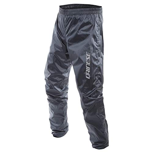 Dainese Rain Pant, Pantalones Impermeables Antilluvia Moto, Ultraligeros, Plegables, con Insertos Reflectantes