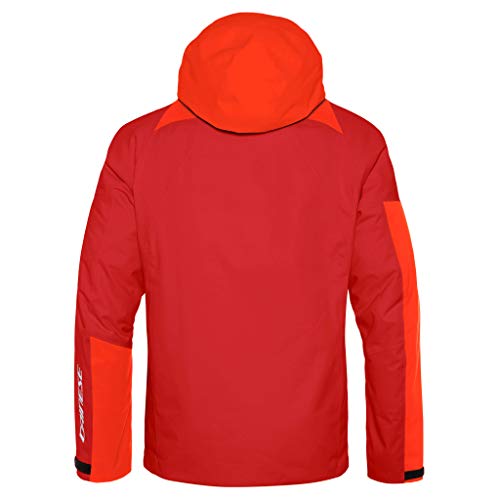 Dainese Sudadera con capucha Hp2 M4 para hombre, Hombre, Capucha, 4749479_77B_XL, Chili-Pepper/Cherry-Tomato/Cherry-Tomate, XL