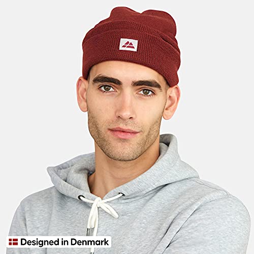 DANISH ENDURANCE Gorro de Punto Poliéster 100% Reciclado (Rojo)