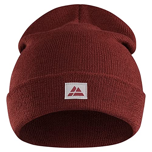 DANISH ENDURANCE Gorro de Punto Poliéster 100% Reciclado (Rojo)