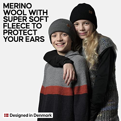 DANISH ENDURANCE Polar Fleece Merino Beanie One Size Grey 1-Pack