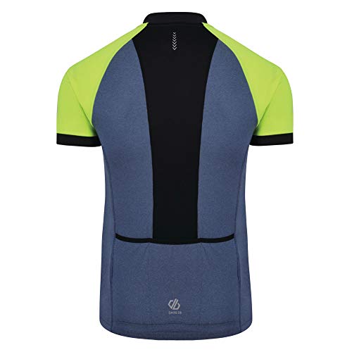 Dare 2b Maillot de Ciclismo de Malla de Secado rápido con ventilación y Cremallera Completa para Hombre