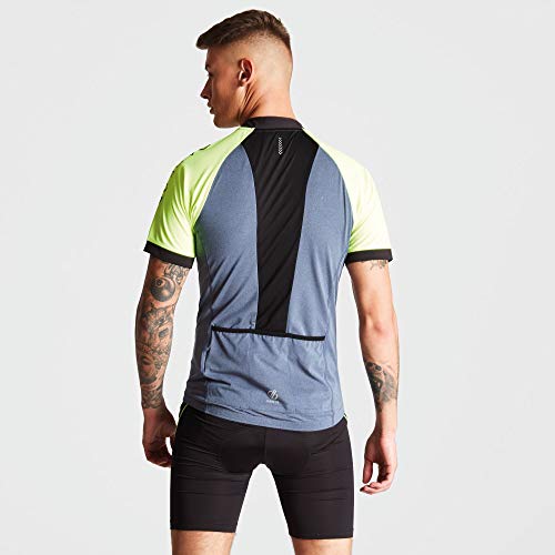 Dare 2b Maillot de Ciclismo de Malla de Secado rápido con ventilación y Cremallera Completa para Hombre