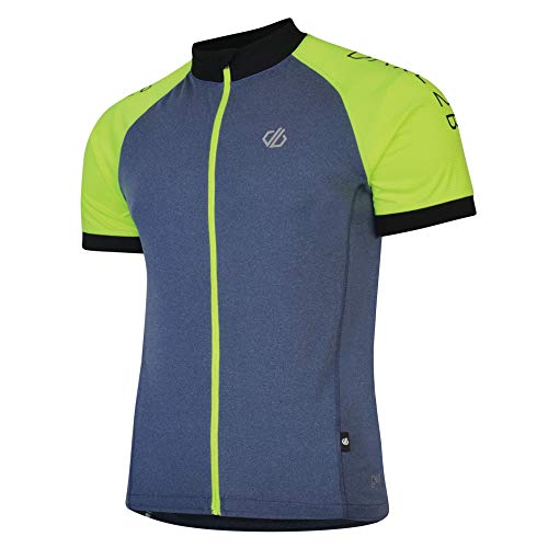 Dare 2b Maillot de Ciclismo de Malla de Secado rápido con ventilación y Cremallera Completa para Hombre