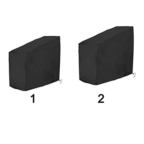 DASNTERED Cubierta para Bicicleta estática - Cubierta para Bicicleta Anti UV A Prueba de Polvo Impermeable Cubierta para Bicicleta estática para Interiores y Exteriores Tela Oxford