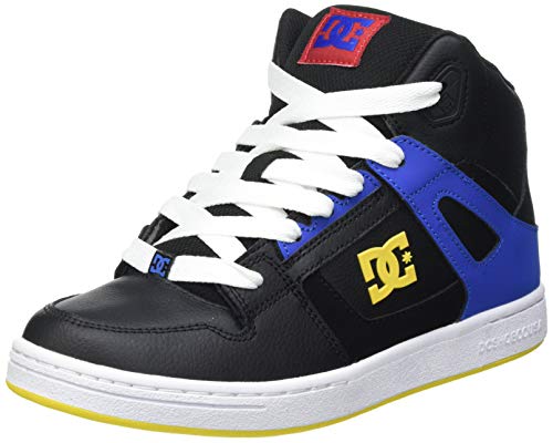 DC Shoes Pure High-Top-Zapatillas para niño, Negro, 21.5 EU