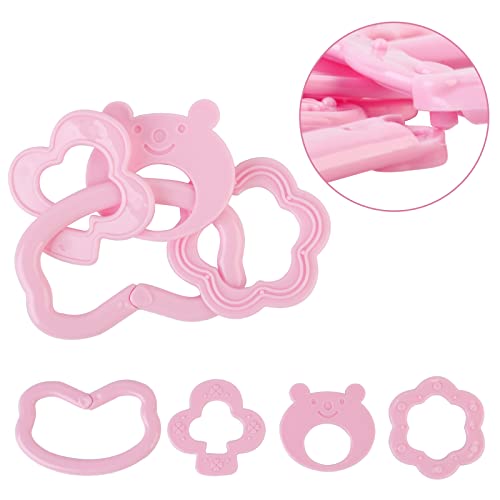 deAO Bolso de Maternidad Incluye 28 Accesorios para Muñecas Bebé Conjunto Infantil de Imitación para Jugar a ser Mamá y Papá