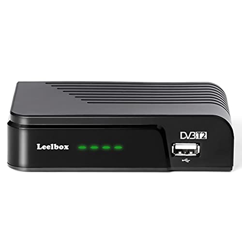 Decodificador TDT Terrestre, Leelbox sintonizador TDT DVB T2 Receptor Digital terrestre Full HD /1080p/3D/H.264/Dolby / MPEG-2/4（2021）