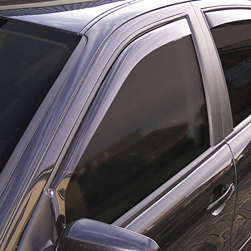 Deflectores de aire Negro compatible con Ford Focus HB 5 puertas/Berlina 4 puertas/Wagon 2004-2010