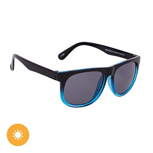 DelSol Solize - Gafas de sol que cambian de color para niños - Splish, Splash - Cambia de color de claro a azul en el sol - Lente Pro polarizada, 100% protección UVA/UVB