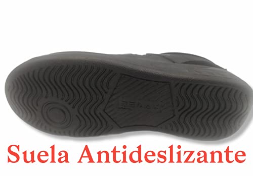 DEMAX - Deportivos Hombre - Zapatillas DE Caballero Tallas del 39 AL 46 (Negro, Numeric_43)
