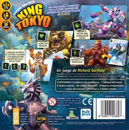 Devir - King of Tokyo edición en Castellano 2016 (BGHKOT)
