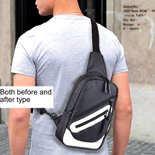 DFV mobile - Backpack Waist Shoulder Bag Nylon for Goclever Quantum 400 Lite - Black