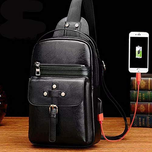 DFV mobile - Mochila Bolso Bandolera para Goclever Quantum 400 Lite - Negra