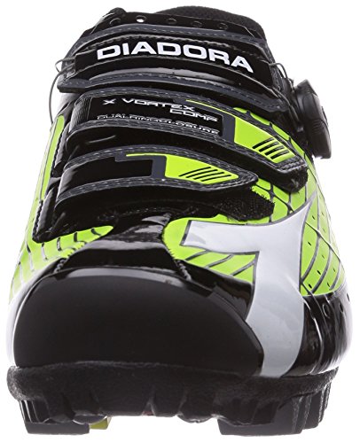 Diadora X VORTEX- COMP - Zapatillas de ciclismo de material sintético para mujer, Multicolore (Mehrfarbig (grün/schwarz 2174)), 41