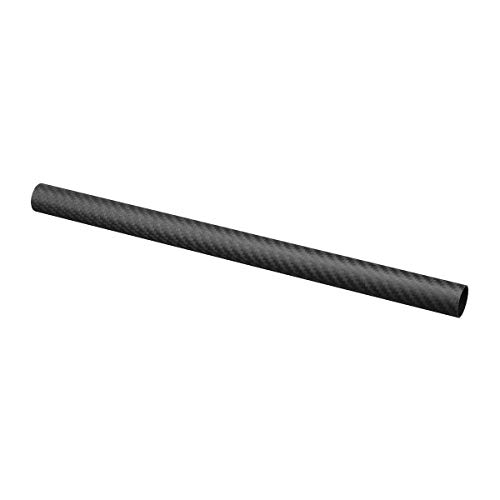 Diámetro 8-32mm pared 1mm 3K tubo de fibra de carbono tubo brillante envuelto para el modelo de aire RC (E)